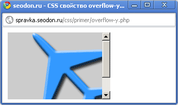 Использование свойства CSS overflow-y